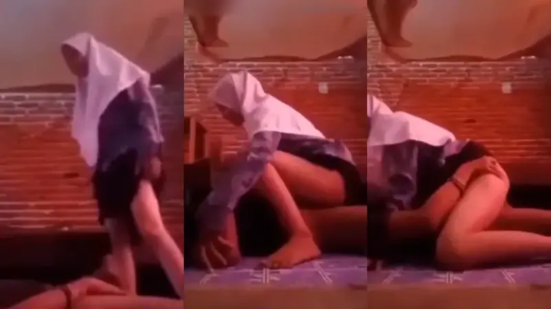 Siswi Seragam Nakal Dientot Pulang Sekolah